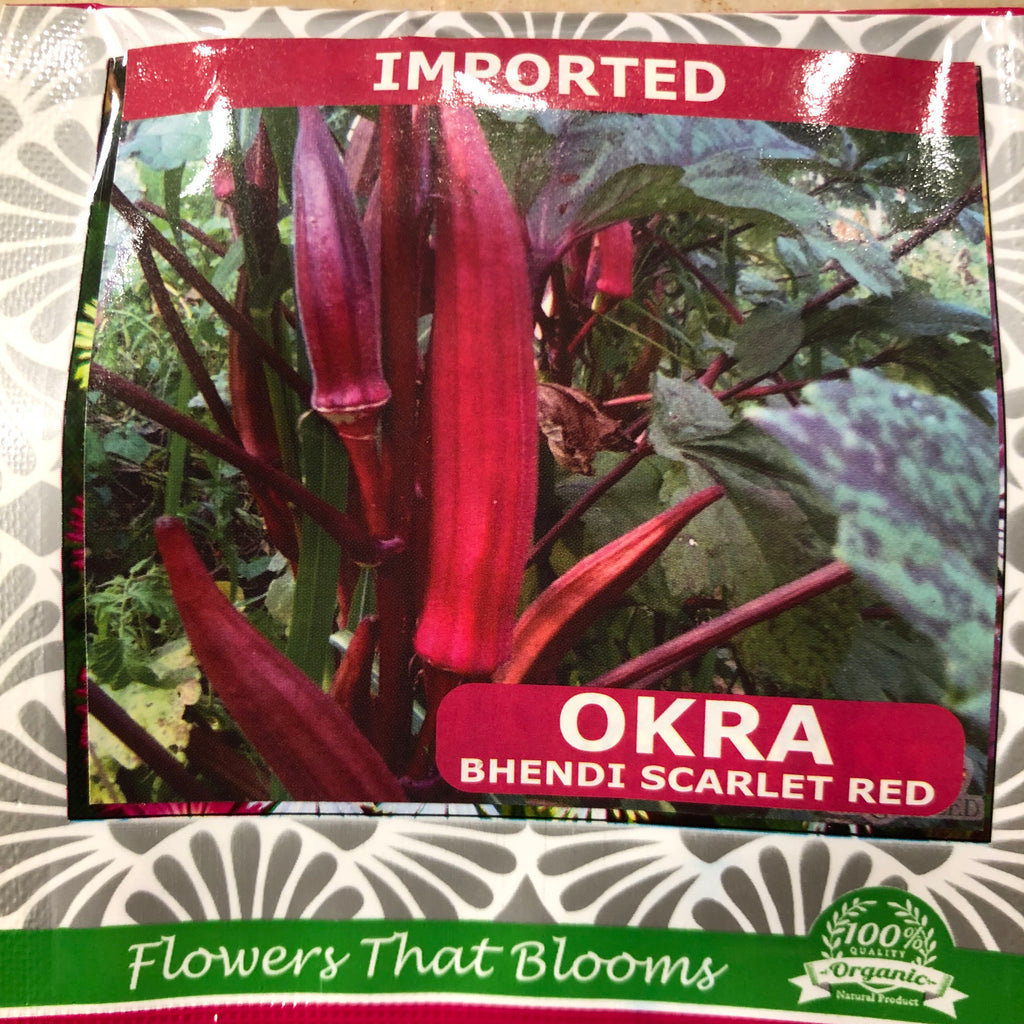 okra seeds/ lady’s finger (red)