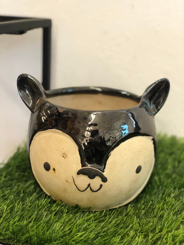 Panda Ceramic pot