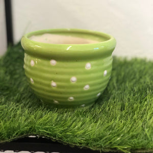 Ring dotted Ceramic pot