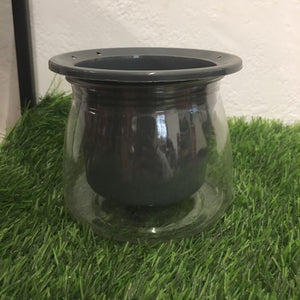 self watering plastic pot