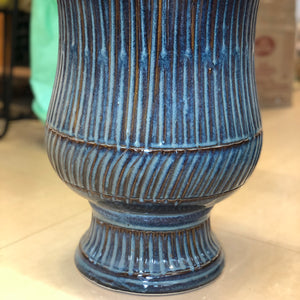 Antique World Cup ceramic pot