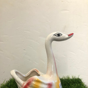 Duck long neck Ceramic pot