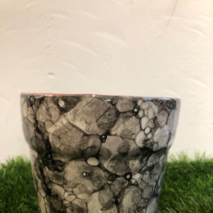 Bubble Border Ceramic pot