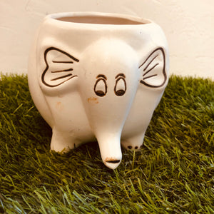 Elephant ceramic pot