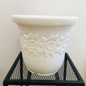 ‘10’ sunflower plastic pot