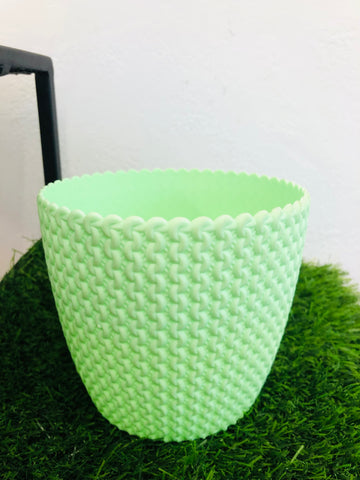 capri mix colour Plastic pot