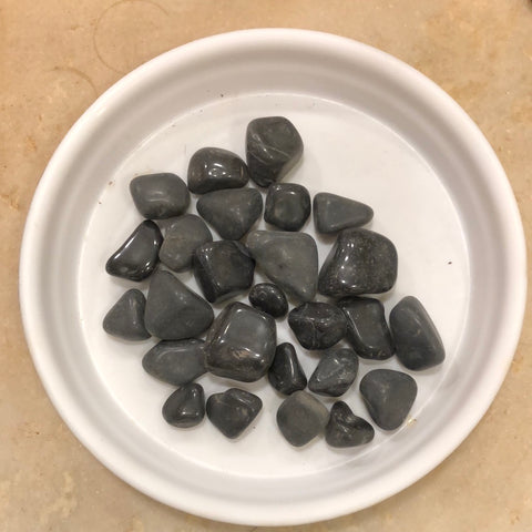Black Pebbles Polished