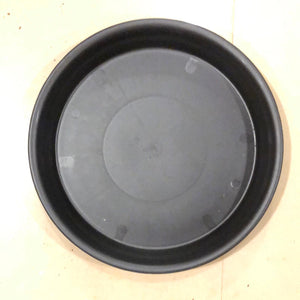16 Inch Black Tray (Round)