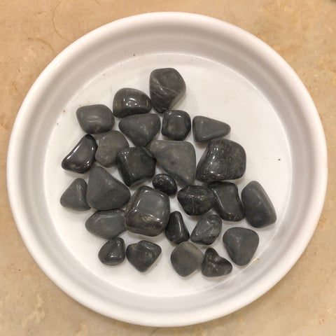 Black Pebbles Polished