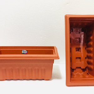 terracotta “12"Plastic Pot
