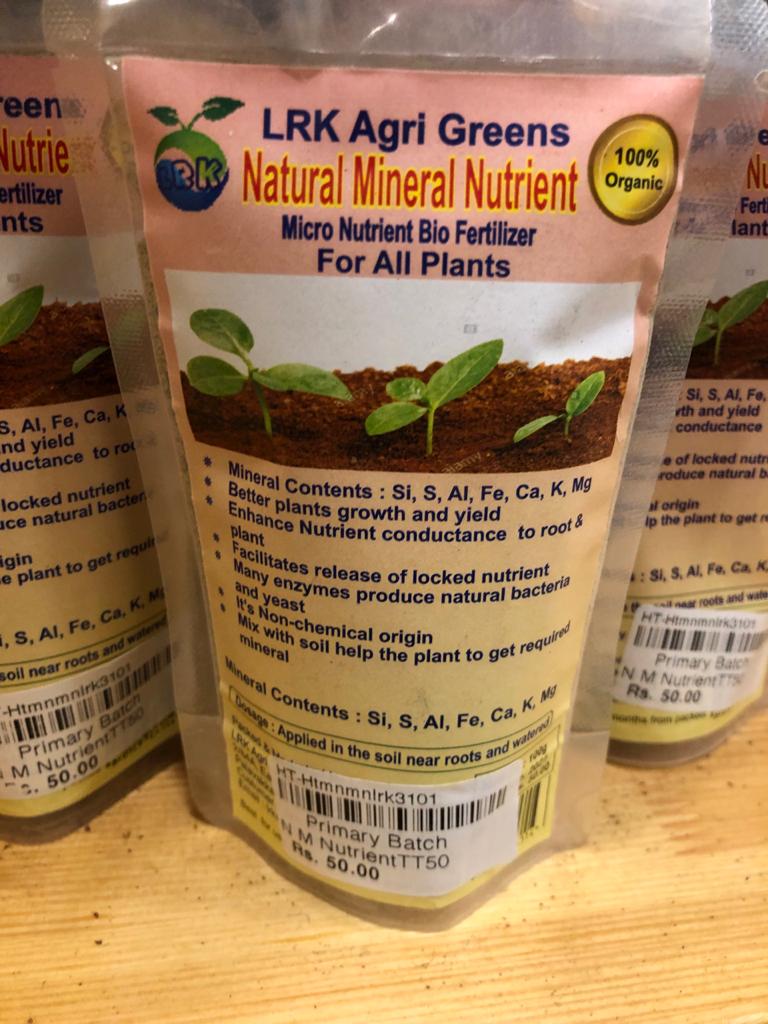 Natural mineral nutrients (Bio Fertilizer)