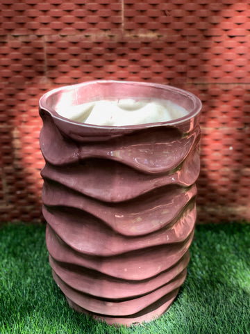 Ceramic wave pot