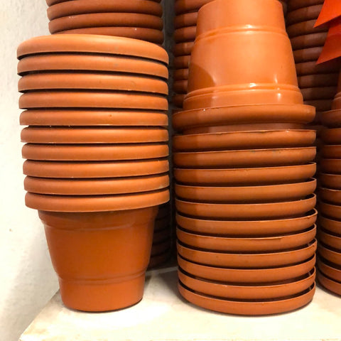 terracotta 4" pots